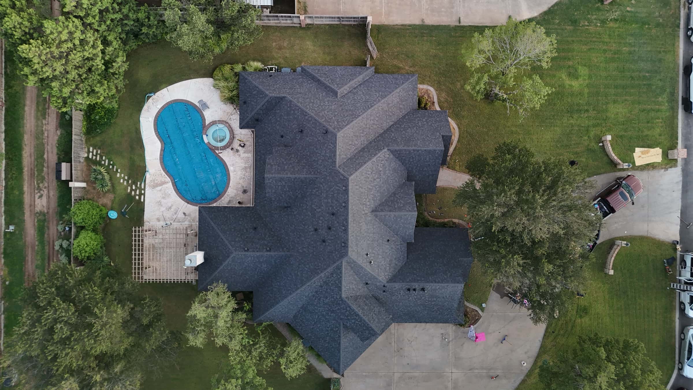 Completed Rain Roofing project